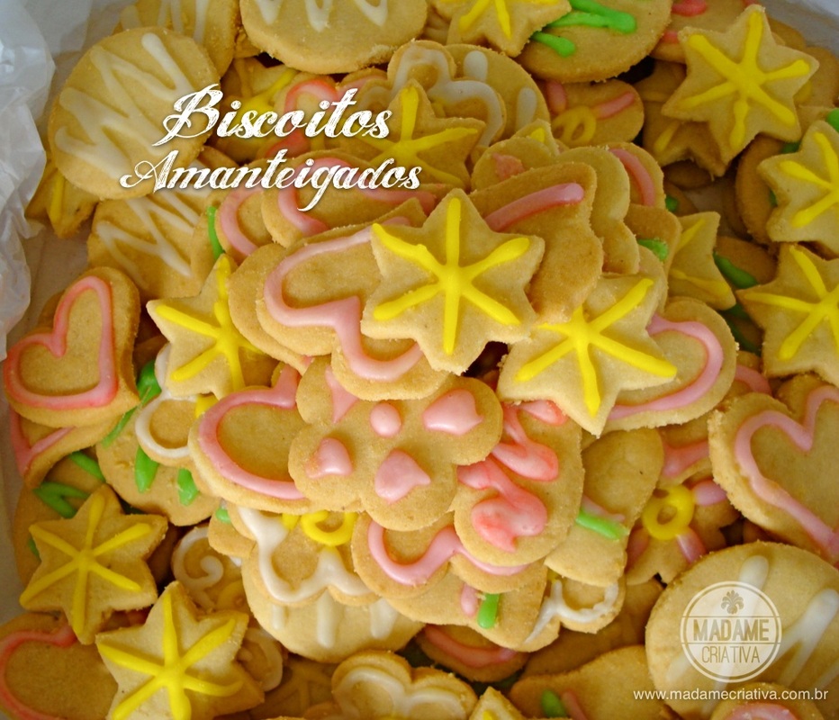 Como fazer biscoito amanteigados - Receita - cookies - Madame Criativa - www.madamecriativa.com.br