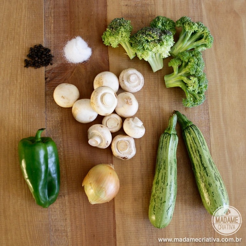 Healthy eating - Grilled vegetables - Comida Saudável - Espetinho de legumes fácil e reapido de fazer #healthyfood