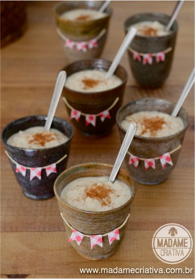 Receita de Arroz doce - Sobremesa fácil de Festa Junina - Passo a Passo com fotos - Creamy Rice Pudding recipe - Madame Criativa