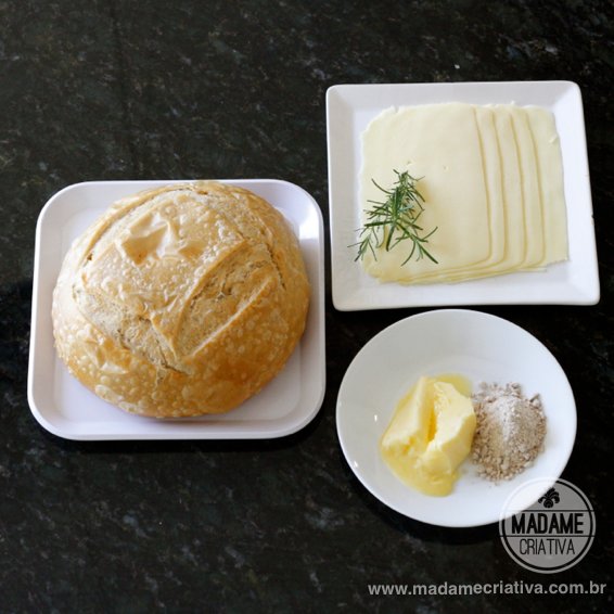 Como fazer pão de pixar com quadrates de queijo derretendo - Receita e dicasr - Pull apart bread with cheese Recipe  - Madame Criativa www.madamecriativa.com.br