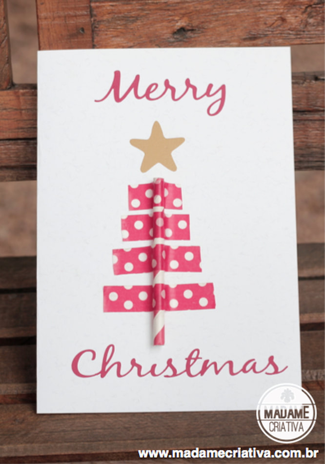 Cute Christmas cards using Silhouette Portrait machine - DIY ideas - Ideias de cartão de Natal - Scrapbooking